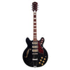 Airline Guitars H77 - Black - Vintage Reissue Semi Hollow Electric Guitar - NEW!