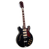 Airline Guitars H77 - Black - Vintage Reissue Semi Hollow Electric Guitar - NEW!