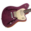 Deimel Guitarworks Bluestar - Dark Purple Transparent Matte Finish - Custom Boutique Offset Electric Guitar - USED!
