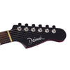 Deimel Guitarworks Bluestar - Dark Purple Transparent Matte Finish - Custom Boutique Offset Electric Guitar - USED!