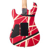 EVH Guitars Striped Series 5150 - Red/White/Black Stripes - Electric Guitar with Floyd Rose and D-Tuna - USED!