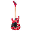 EVH Guitars Striped Series 5150 - Red/White/Black Stripes - Electric Guitar with Floyd Rose and D-Tuna - USED!