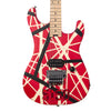 EVH Guitars Striped Series 5150 - Red/White/Black Stripes - Electric Guitar with Floyd Rose and D-Tuna - USED!