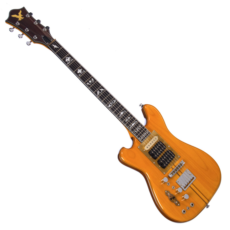 Eastwood Wolf Guitar LH Natural Maple Make'n Music