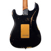 Fender Custom Shop MVP Stratocaster HSS Relic - Black w/ Gold Competition Stripes and Matching 2-Step Headstock - Dealer Select Master Vintage Player Series Electric Guitar - NEW!!!