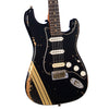 Fender Custom Shop MVP Stratocaster HSS Relic - Black w/ Gold Competition Stripes and Matching 2-Step Headstock - Dealer Select Master Vintage Player Series Electric Guitar - NEW!!!