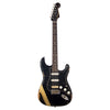 Fender Custom Shop MVP Stratocaster HSS Relic - Black w/ Gold Competition Stripes and Matching 2-Step Headstock - Dealer Select Master Vintage Player Series Electric Guitar - NEW!!!