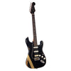 Fender Custom Shop MVP Stratocaster HSS Relic - Black w/ Gold Competition Stripes and Matching 2-Step Headstock - Dealer Select Master Vintage Player Series Electric Guitar - NEW!!!
