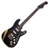 Fender Custom Shop MVP Stratocaster HSS Relic - Black w/ Gold Competition Stripes and Matching 2-Step Headstock - Dealer Select Master Vintage Player Series Electric Guitar - NEW!!!