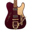 Fender Custom Shop MVP TV Jones Thinline Telecaster Journeyman Relic - Aged Oxblood w/Gold Hardware - Dealer Select Master Vintage Player Series Electric Guitar - NEW!
