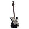 Fender Custom Shop MVP 1970s Telecaster Deluxe Journeyman Relic - Black Sparkle w/Paisley Pickguard and Matching Headstock - CuNiFe Wide Range Humbuckers - Dealer Select Master Vintage Player Series Electric Guitar - NEW!