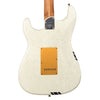 Fender Custom Shop MVP Stratocaster HSS Journeyman Relic - Olympic White w/ Black Competition Stripes and Matching 2-Step Headstock - Dealer Select Master Vintage Player Series Electric Guitar - NEW!!!