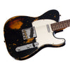Fender Custom Shop 1960 Telecaster Heavy Relic - Black over 3-Tone Sunburst - 1 off Customer Electric Guitar - NEW!!!