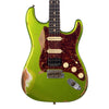 Fender Custom Shop 1962 Stratocaster HSS Heavy Relic - Lime Green Metallic - Electric Guitar w/ Hand Wound and Seymour Duncan Pickups - USED!
