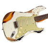 Fender Custom Shop LTD 1962 Stratocaster Heavy Relic - Aged Olympic White over 3 Tone Sunburst - Limited Edition Electric Guitar - NEW!
