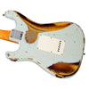Fender Custom Shop LTD 1962 Stratocaster Heavy Relic - Faded Aged Sonic Blue over 3 Tone Sunburst - Limited Edition Electric Guitar