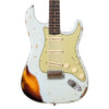 Fender Custom Shop LTD 1962 Stratocaster Heavy Relic - Faded Aged Sonic Blue over 3 Tone Sunburst - Limited Edition Electric Guitar
