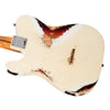 Fender Custom Shop Limited Edition 1950s Telecaster Custom Thinline Heavy Relic - Aged Olympic White over 3-Tone Sunburst