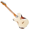Fender Custom Shop Limited Edition 1950s Telecaster Custom Thinline Heavy Relic - Aged Olympic White over 3-Tone Sunburst