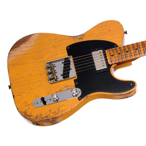 Fender Custom Shop LTD 1953 Telecaster HB Heavy Relic - Aged Butterscotch Blonde - Limited Edition Electric Guitar - NEW!