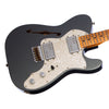 Fender Custom Shop Limited Edition 1970s Telecaster Thinline Journeyman Relic - Aged Charcoal Frost Metallic - Boutique Electric Guitar - NEW!