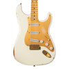 Fender Custom Shop Limited Edition 70th Anniversary 1954 Stratocaster Relic - Aged Olympic White w/Gold Hardware - 1 off Electric Guitar NEW!
