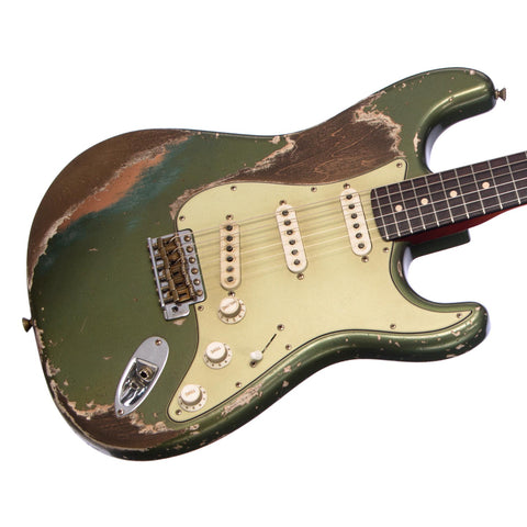 Fender Custom Shop MVP 1960 Stratocaster Heavy Relic - Sherwood Green over Copper - Masterbuilt Levi Perry - Dealer Select Master Vintage Player Series Electric Guitar - NEW!!!