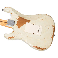 Fender Custom Shop MVP 1969 Stratocaster Heavy Relic - Olympic White / Maple Cap - Yngwie, Blackmore, Hendrix / Woodstock -style electric guitar - NEW!
