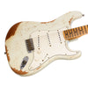 Fender Custom Shop MVP 1969 Stratocaster Heavy Relic - Olympic White / Maple Cap - Yngwie, Blackmore, Hendrix / Woodstock -style electric guitar