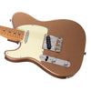 Fender MOD Shop Telecaster LEFTY - Firemist Gold - Left Handed Made in the USA Electric Guitar - USED!