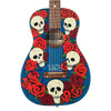 Gretsch Americana Series G4510 - Custom Original Skeleton and Roses Artwork Hand-Painted by Stanley Mouse! Grateful Dead Auction Acoustic Guitar!