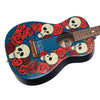 Gretsch Americana Series G4510 - Custom Original Skeleton and Roses Artwork Hand-Painted by Stanley Mouse! Grateful Dead Auction Acoustic Guitar!