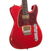 Mario Guitars Model T - Candy Apple Red - 24 3/4" scale, FEATHERWEIGHT Custom Boutique Electric Relic - USED!