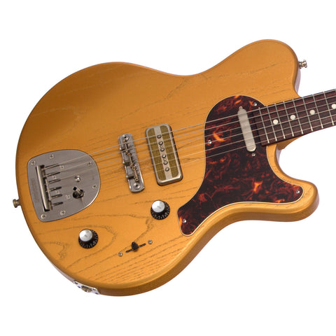 Nik Huber Guitars Piet - Satin Open Pore Gold - Custom Boutique Electric Guitar - NEW!!!
