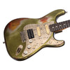 Paoletti Guitars Stratospheric Loft HSS - Distressed Firemist Lime - Ancient Reclaimed Chestnut Body, Hand Wound Pickups, Custom Boutique Electric - NEW!