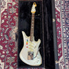 1990s Teisco Spectrum 5 - Pearl White - Made in Japan Vintage Reissue Offset Electric Guitar - USED!