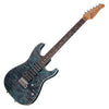 Tom Anderson Drop Top - Sheer Ultraviolet Blue with Binding - Custom Boutique Electric Guitar - NEW!
