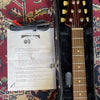 Tom Anderson Crowdster Plus 2 - Tiger Eye Burst with Binding - Custom Boutique Acoustic/Electric Guitar - USED!