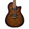 Tom Anderson Crowdster Plus 2 - Tiger Eye Burst with Binding - Custom Boutique Acoustic/Electric Guitar - USED!