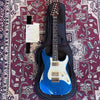 Tom Anderson Short Classic - Big Sparkle Candy Blue In-Distress Level 2 - 24 3/4" Scale Custom Boutique Electric Guitar - USED!
