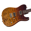 Tom Anderson Guitarworks Cobra - Tiger Eye Reverse Surf w/Binding - Custom Boutique Electric Guitar - NEW!!!