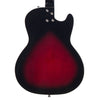 Airline Guitars Jupiter LEFTY - Redburst - Left Handed Silvertone Tribute model Hollowbody Electric Guitar - NEW!