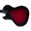 Airline Guitars Jupiter Redburst - Silvertone Tribute Hollowbody Electric Guitar - NEW!