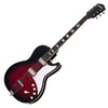 Airline Guitars Jupiter Redburst - Silvertone Tribute Hollowbody Electric Guitar - NEW!