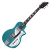 Airline Guitars Twin Tone - Metallic Blue - Supro Dual Tone Tribute Electric Guitar - NEW!