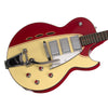 Backlund Guitars Rockerbox DLX Ebony - Red / Creme - Deluxe Semi Hollow Electric Guitar - NEW!