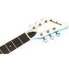 Eastwood Guitars Airline Folkstar Sky Blue Headstock