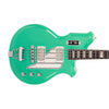 Eastwood Guitars Airline Map Bass Seafoam Green Closeup