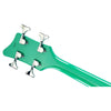 Eastwood Guitars Airline Map Bass Seafoam Green Head Back
