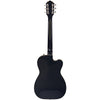 Eastwood Guitars Airline Tuxedo Black Left Hand Full Back